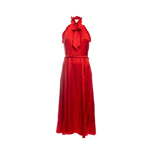 ALEXA CHUNG - Scarlet ruffled dress