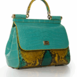 DOLCE & GABBANA - Sicily crocodile bag