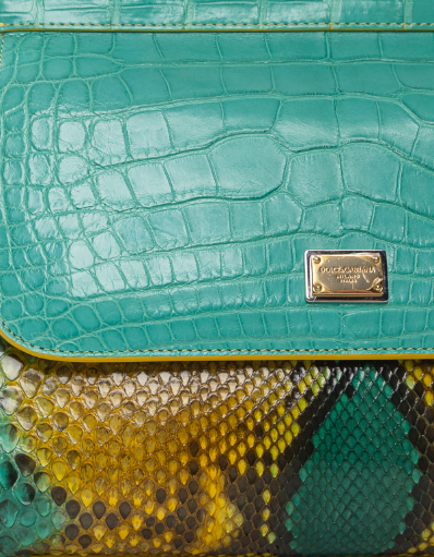 DOLCE & GABBANA - Sicily crocodile bag