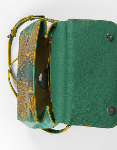 DOLCE & GABBANA - Sicily crocodile bag