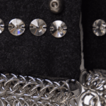 CRYSTAL-EMBROIDERED MINI DRESS