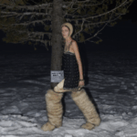 CRYSTAL-EMBROIDERED MINI DRESS