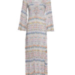 MISSONI -Knit Chevron maxi kaftan ress