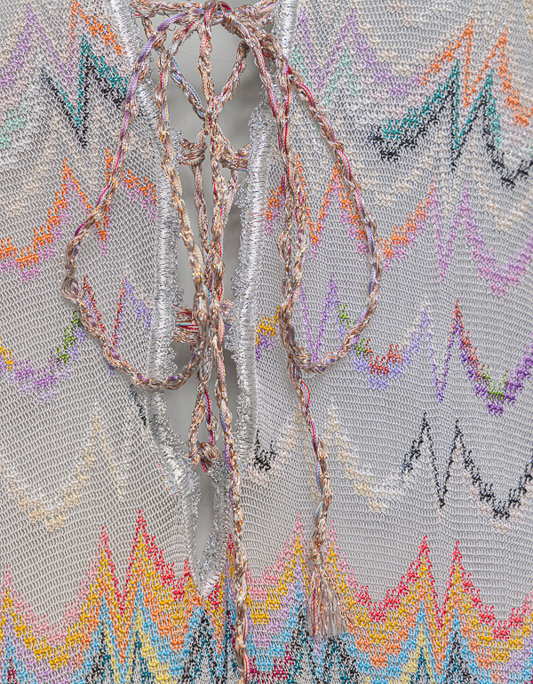 MISSONI -Knit Chevron maxi kaftan ress