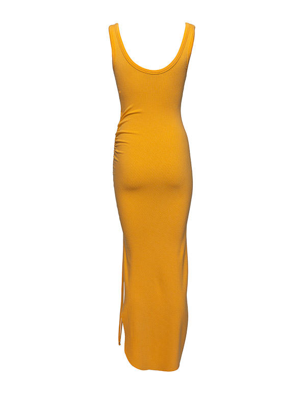 REPLAY RUCHED TANK MIDI DRESS