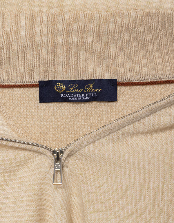 MEZZOCOLLO CASHMERE HALF-ZIP SWEATER