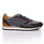 BRUNELLO CUCINELLI - Grey suede sneakers