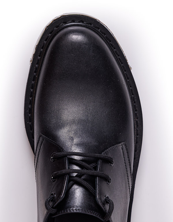 CELINE - Ranger leather derby shoes
