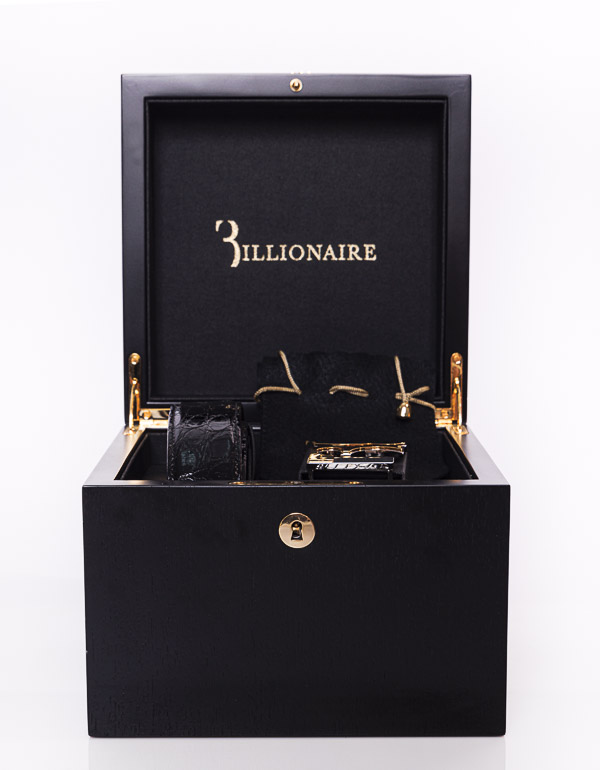 BILLIONAIRE - Crocodile leather belt