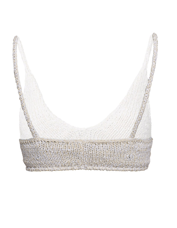 KNIT TRIANGLE BRALETTE