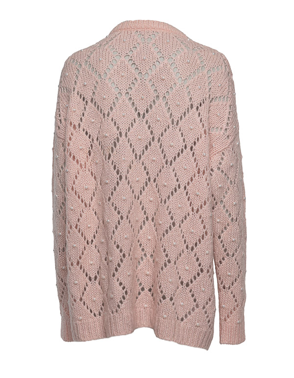 EMBELLISHED PEARL CARDIGAN