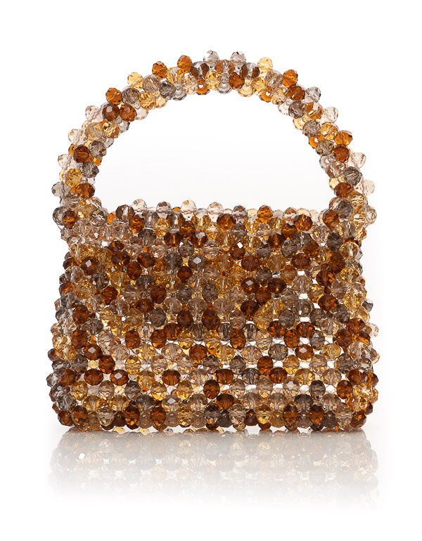 BROWN SHADES MINI FLAP BAG