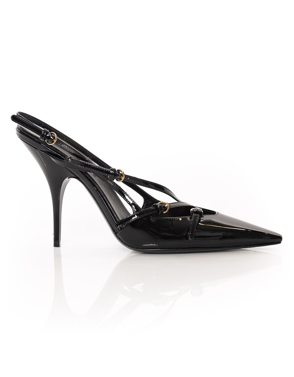MIU MIUBUCKLE - Buckle-embellished slingback pumps