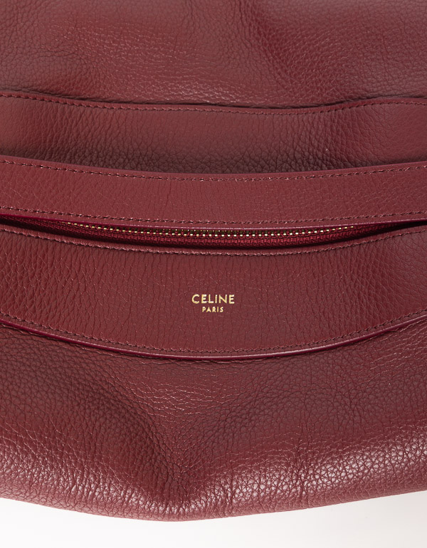 CELINE - Romy burgundy bag