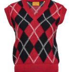 ARGYLE COTTON JACQUARD VEST