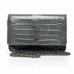 CHAIN WALLET BAG IN ALLIGATOR