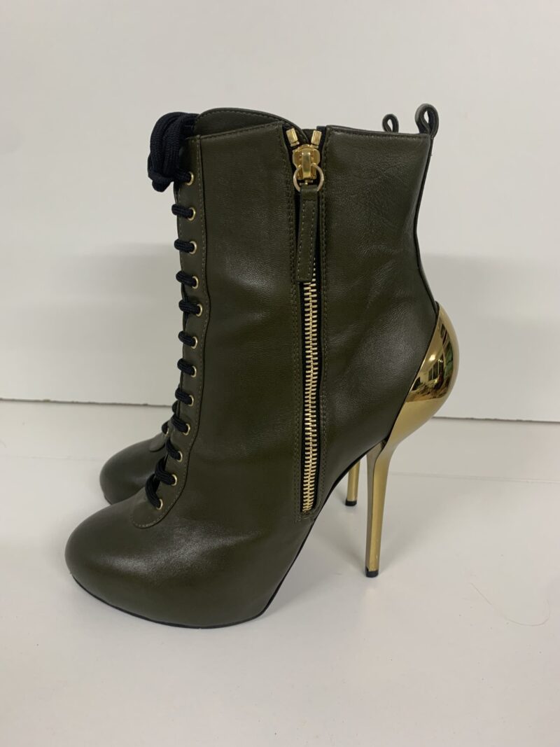 GUISEPPE ZANOTTI ANKLE LACE-UP BOOTS