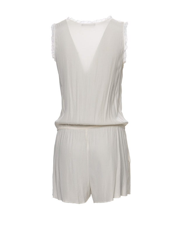 CREAM PLAYSUIT