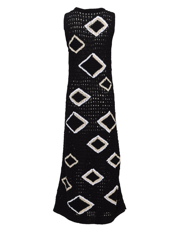 CHANEL MAXI KNITTED DRESS