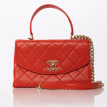 CHANEL - Red Trendy CC Spirit top handle handbag CHANEL - Red Trendy CC Spirit top handle handbag