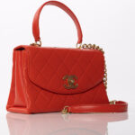 CHANEL - Red Trendy CC Spirit top handle handbag CHANEL - Red Trendy CC Spirit top handle handbag
