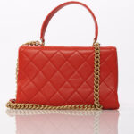 CHANEL - Red Trendy CC Spirit top handle handbag CHANEL - Red Trendy CC Spirit top handle handbag