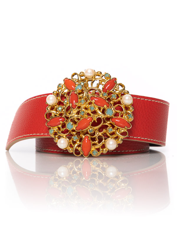 GEM EMBELLISHED BELT