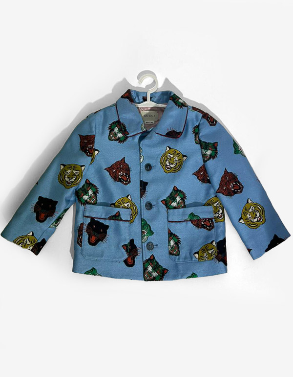 TIGER EMBROIDERY BLAZER