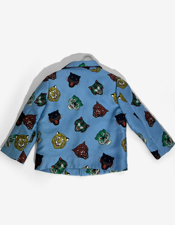 TIGER EMBROIDERY BLAZER