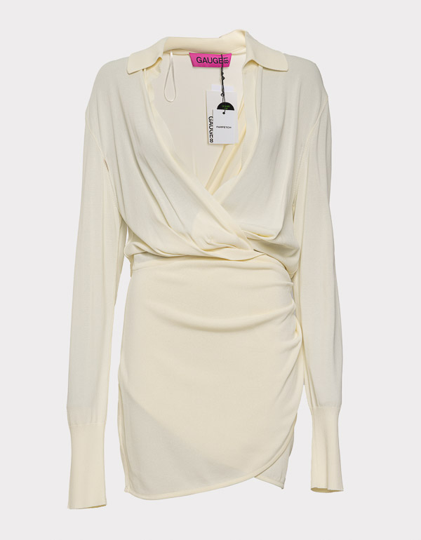 NOJAS RIBBED-KNIT DRESS