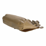 LANVIN Brown / Olive Green Leather Happy Flap Shoulder Bag Gold Chain Handles