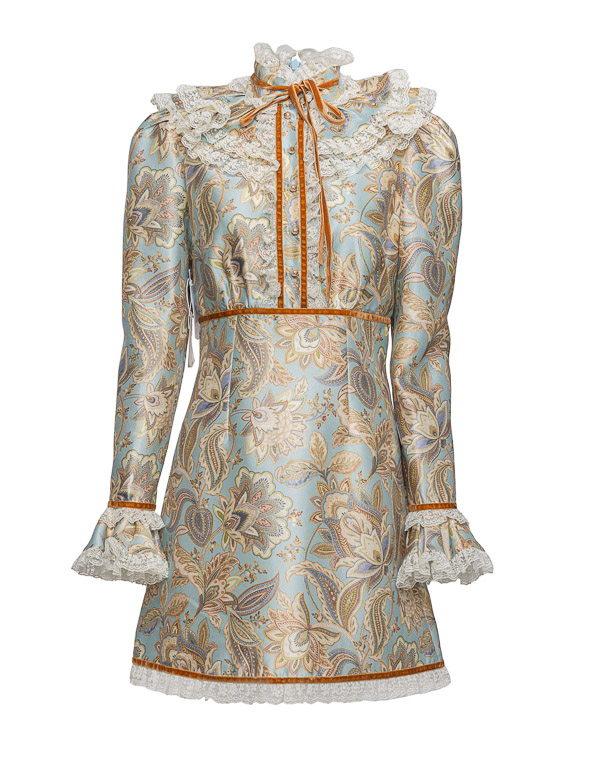 LADYBEETLE RUFFLE COLLAR MINI DRESS