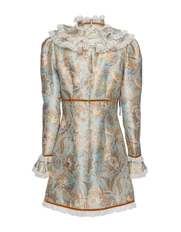 LADYBEETLE RUFFLE COLLAR MINI DRESS
