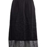 ROMA MIDI LACE-TRIM SKIRT