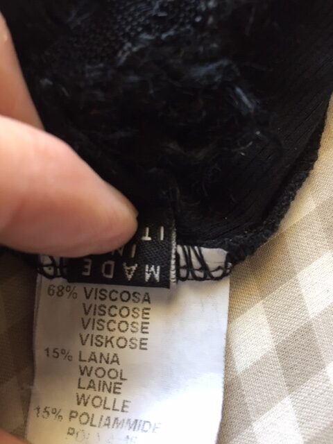 Gianfranco Ferre women's black pullover size IT 40